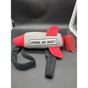 Acme Rocket 'Moon Or Bust' Dog Costume Halloween Costume Medium Dog